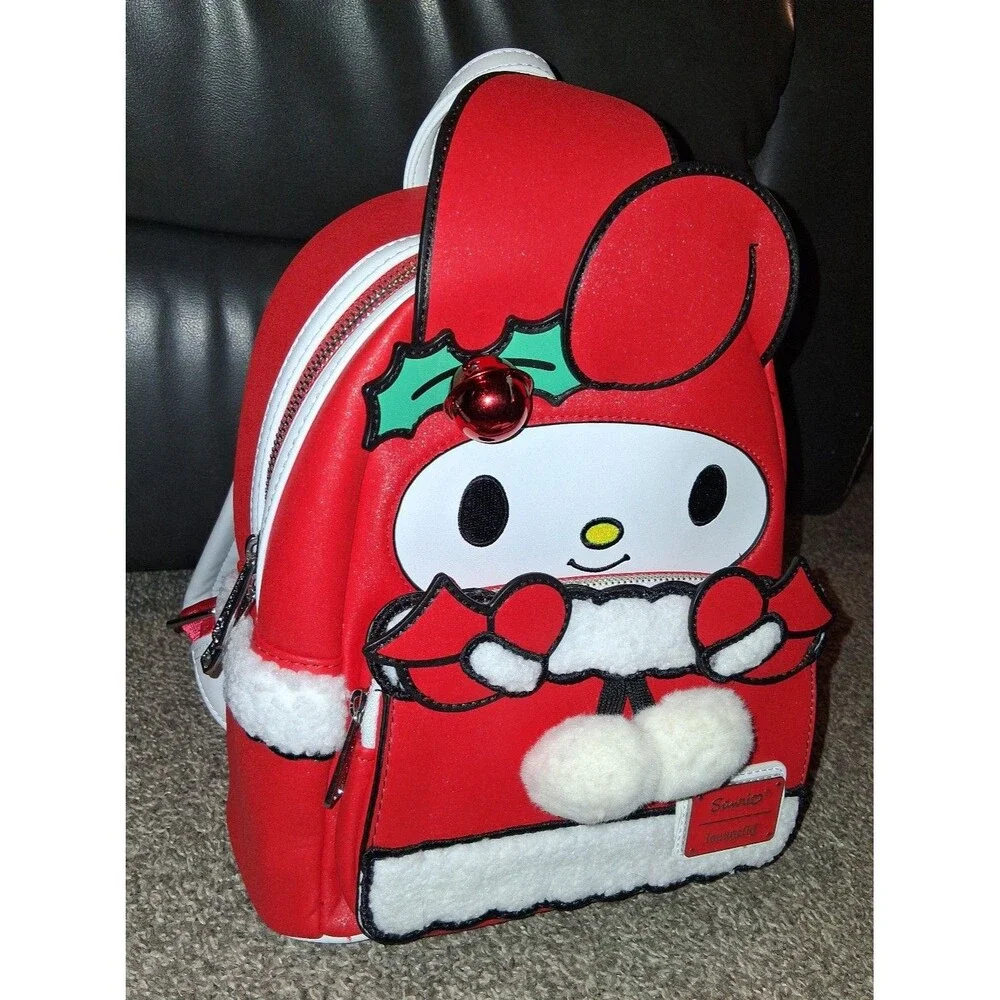 NEW! Loungefly Sanrio My Melody Holiday Cosplay Mini Backpack